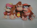 Strijkpatroon, Donkey, Dixie en Diddy Kong.