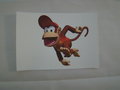 Strijkpatroon Diddy Kong iron on figure