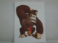 Strijkpatroon Donkey Kong met arm omhoog,