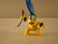 Koopa Lings Klein action Figure ongeveer 6 cm groot Blauw kuif