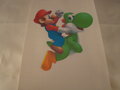 Strijkpatroon Yoshi met Mario op de rug