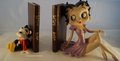 Betty Boop Boekensteunen - Polyresin Dekoratiebeeldje