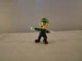 LUIGI action Figure ongeveer 6 cm groot wijzend met vinger