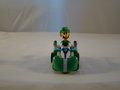 Luigi Pull Back Kart Figure - Luigi Race Figurine
