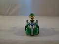 Luigi Pull Back Kart Figure - Luigi Race Figurine