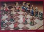 Disney Old England Chess Set 1980 - rare to Find Bord Spel - Gezeldschapspel Collectible Used 