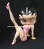 Betty Boop Leg Up Pink Glitter new in Box - betty boop one Leg Up Coloured Pink decoration Figure