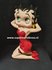 Betty Boop Kneeling Red Glitter Dress new & Boxed Collectible Figurine - betty boop knielend rode glitter jurk 