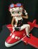 Betty Boop On Airplane 2002 Retired & Boxed - betty boop on Airplane Collectible Figurine 