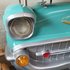 Chevy 57 Turquoise American retro Bar Chevrolet Home Decoration Bar And Wall Deco American Style with lights 