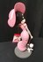 Betty Boop Walking with Pudgy Pink Glitter Figurine 30cm New in Box  - betty boop Met Hondje 