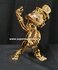 Dagobert Duck Chromed Gold Statue - Disney scrooge mc duck Gold Leblon Delienne Boxed Original 