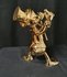 Dagobert Duck Chromed Gold Statue - Disney scrooge mc duck Gold Leblon Delienne statue