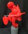 Donald Duck Exited Red monochrome Statue - Disney Donald Rood Leblon Delienne Original Figurine
