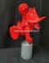 Donald Duck Exited Red monochrome Statue - Disney Donald Rood Leblon Delienne Boxed Original Figurine