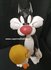 Sylvester Catching Tweety 15  high - Original Warner Bros Looney Tunes Big resin Figurine 