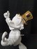 Scrooge Mc Duck White & Gold Statue - Disney Dagobert Duck in bicolor version Leblon Delienne Boxed Original Fig
