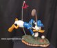 Walt Disney Donald Duck Angry Golfing Polyester Statue - Donald Kwaad met Golf Clubs sculpture very 