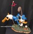 Walt Disney Donald Duck Angry Golfing Polyester Statue - Donald Kwaad met Golf Clubs sculpture very Rare
