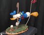 Walt Disney Donald Duck Angry Golfing Polyester Statue - Donald Kwaad met Golf Clubs Statue
