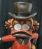 Scrooge Mc Duck 60cm Tall Statue Polyester Big Fig - Dagobert Duck Figur Standing in Patina