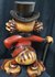 Scrooge Mc Duck 60cm Tall Statue Polyester Big Fig - Dagobert Duck Figur Standing Proud Patina