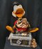Scrooge Mc Duck on Treasure Chest - Walt Disney Dagobert Duck op Schatkist Polyester  Big Fig
