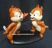 Chip & Dale Chatting 18cm High - Knabbel en Babbel - Chipmunks - Walt Disney Cartoon 