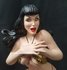 Pin Up Dynamite Betty Page  - Terry Dodson - Handpainted Polyresin Sexy Pin-up Figurine  