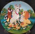 Lady and the Tramp Cartoon Classics - Walt Disney cartoon Comic Collector Plate Lady en de Vagabond Bord