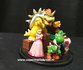 supermariobros Characters op plateau, very rare 2010 Nintendo club Action figure Bowser