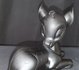Disney Bambi Matt Black 23x18cm Leblon Delienne Cartoon Statue New Rare Boxed