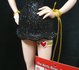 Betty Boop with Garter Black New - betty boop with garter Black glitter cartoon comic boxed collectible Figurine