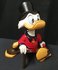 Disney Medium Scrooge Mc Duck 25cm Tall Statue Figurine - Dagobert with Suitcase Polyresin 