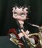 Betty On harley Motorcycle - Kfs Original BettyBiker Girl cartoon comic decoration 