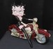 Betty On harley Motorcycle - Kfs Original BettyBiker Girl cartoon comic deco used