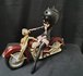 Betty On harley Motorcycle - Kfs Original BettyBiker Girl cartoon comic used