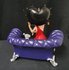 Betty Boop on Blue Settee Figurine - Betty op Blauw Bankje with Pudgy 22cm New Boxed collectible