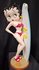 Betty Surfer Girl 2 Ft High - BettyBoop with Surf Board Figurine - BB Decoratie Beeld Boxed