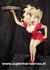 Betty Boop Red Dress Waitress 2 Ft High Betty Boop Serveerster - Polyresin Dekoratiebeeldje 