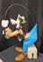 Goofy Fishing 45cm - Walt Disney Goofy viissen Cartoon comic Big statue Rare 