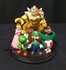 Super Mario Bros Characters on plateau very rare action figures 2010 Nintendo 