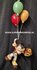 Mickey Mouse hanging on Balloons Cartoon Comic Figur