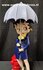 Betty in the Rain Retired betty boop Umbrella Cartoon Comic Figurine Original KFS New 
