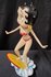 Betty Boop Surfing Girl Cartoon Comic Collectible KFS Resin Sculpture retired  Used 