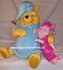 Sleeping Winnie the Pooh with Piglet Walt Disney Cartoon Comic Collectible Statue 