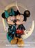 Mickey & Minnie in The Moon Walt Disney Cartoon Comic Collectible Cracked Painting  fig