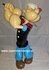 Popeye The sailer Golfer Vintage Polyester Cartoon Comic Statue 42cm Boxed