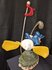 Walt Disney Donald Duck Angry Golfing Polyester vintage Statue 