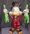 Scrooge with Bottles Chromed Replica PopArt Cartoon Comic Sculpture 40cm Statue
